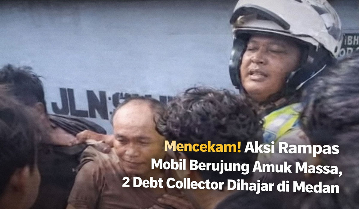 Mencekam! Aksi Rampas Mobil Berujung Amuk Massa, 2 Debt Collector Dihajar di Medan Mencekam! Aksi Rampas Mobil Berujung Amuk Massa, 2 Debt Collector Dihajar di Medan