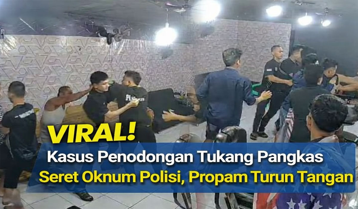 VIRAL! Kasus Penodongan Tukang Pangkas Seret Oknum Polisi, Propam Turun Tangan VIRAL! Kasus Penodongan Tukang Pangkas Seret Oknum Polisi, Propam Turun Tangan